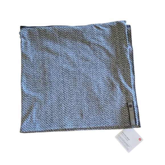 Lululemon Vinyasa Scarf Wrap Scarf Hazy Heather Heathered White Heathered Black - Picture 5 of 16